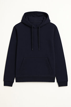Kadın Kapüşonlu Cepli İçi Polarlı Sweatshirt