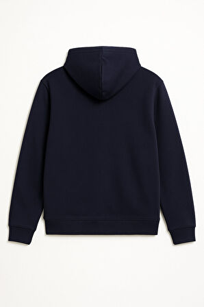 Kadın Kapüşonlu Cepli İçi Polarlı Sweatshirt