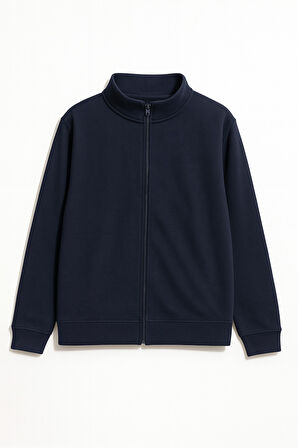 Kadın Fermuarlı İçi Polarlı Sweatshirt