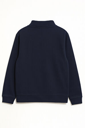 Kadın Fermuarlı İçi Polarlı Sweatshirt
