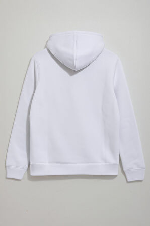 Erkek Fermuarlı Kapüşonlu Cepli İçi Polarlı Sweatshirt