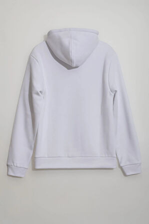 Erkek Kapüşonlu Cepli İçi Polarlı Sweatshirt