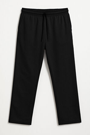 Erkek Düz Paça İçi Polarlı Eşofman Altı