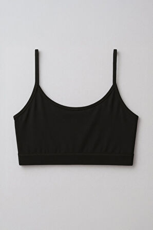 Kadın İnce Askılı Pedli Basic Sporcu Atlet  5 Adet