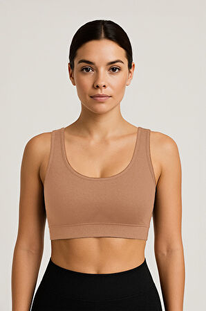 Kadın Geniş Askılı Pedli Basic Sporcu Atlet 3 Adet