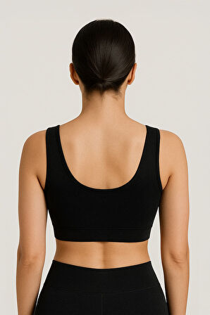 Kadın Geniş Askılı Pedli Basic Sporcu Atlet 3 Adet