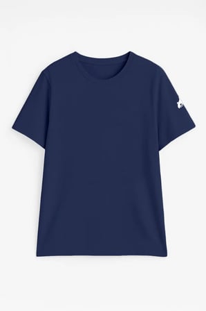 Kadın Bisiklet Yaka Basic Düz Kısa Kollu T-shirt