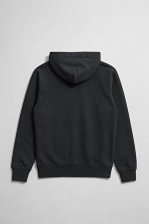 Erkek Fermuarlı Kapüşonlu Cepli Füme Sweatshirt
