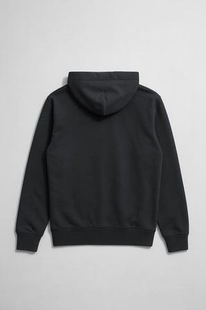 Erkek Fermuarlı Kapüşonlu Cepli Füme Sweatshirt
