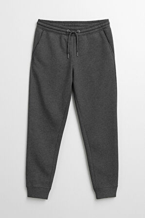 Erkek Paçası Lastikli Antrasit Eşofman Altı