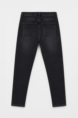 Erkek Antrasit Slim Fit Likralı Jean Pantolon
