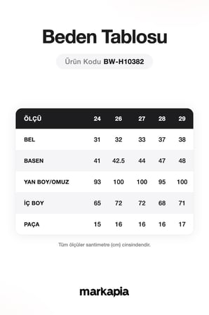 Kadın Paçası Püskül Detaylı Jean Pantolon Pembe
