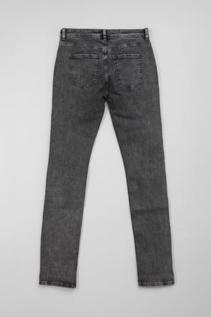 Kadın Likralı Slim Fit Gri Jean Pantolon
