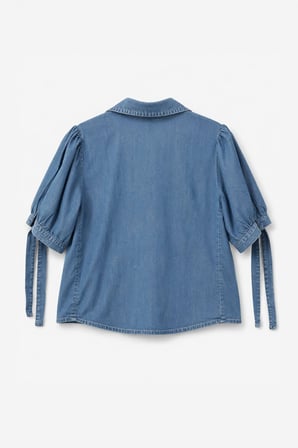 Blue White Kadın Açık Mavi Tencel Kumaş İnce Rahat İkili Takım
