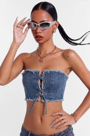 Mavi Crop Jean Büstiyer