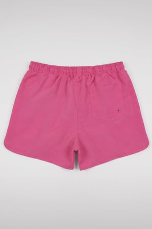 Erkek Cepli Fileli Pembe Deniz Şortu
