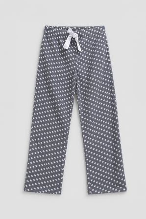 Markapia Woman Kadın Puandtiyeli Gri Polar Pijama Altı