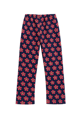 Markapia Woman Kadın Çiçek Desenli Renkli Polar Pijama Altı