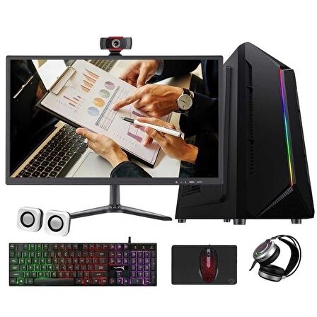 Turbox OfficePro Intel i5 650 8 GB DDR3 RAM 256 GB SSD Intel HD Graphics FreeDos Masaüstü Bilgisayar 