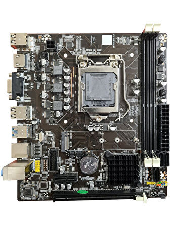 Turbox H61C  Ddr3 Hdmı Vga Ses Ethernet 2.3. Nesil 1155 Pin Anakart
