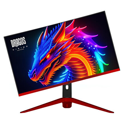 Dragos VISION V27240 1ms 240Hz Hdmi Dp 1920x1080 27" Monitör(Curved-R1800) Multimedia Hoparlörlü