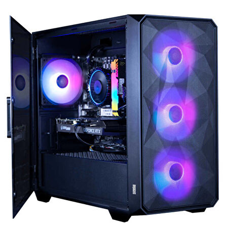 Turbox Tx4205 AMD 5500 16 GB DDR4 RAM 1 TB SSD AMD Radeon RX 580 FreeDos Masaüstü Bilgisayar 