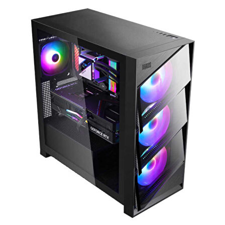 Dragos DRx6112 Ryzen 7 5700X 32GB Ram 1TB M.2 NVMe SSD 8GB RTX4060 Ekran Kartı 27 İnç 240Hz Curved Monitör Oyuncu Bilgisayarı