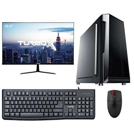Turbox Tx4516 Intel Core i7 2600 16GB Ram 1TB SSD 23.6 inç FHD Monitör Masaüstü Ofis Bilgisayarı