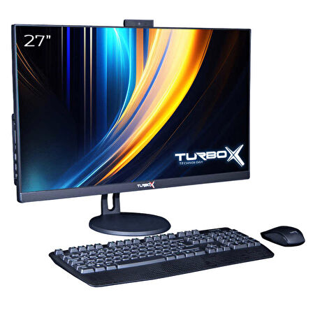 Turbox TAx1003 Intel Core i5 11400 16GB DDR4 Ram 1TB NVMe 27 FHD Bluetooth Webcam All in One PC