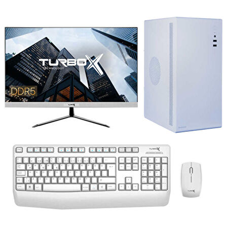 Turbox Tx4746 Intel Core i5 13400 32GB DDR5 Ram 1TB NVMe 21.5 inç FHD Monitör Ofis Bilgisayarı