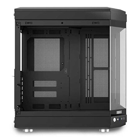 Dragos North 1x Fan USB 3.0 + Type C ATX Mid Tower  Panoramik Temperli Cam Gaming Bilgisayar Kasası Siyah