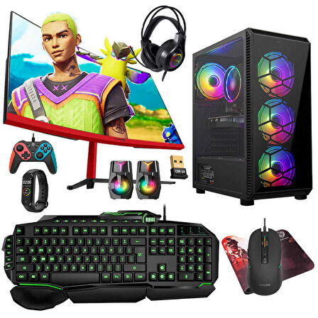 Turbox Tx4815 i7 2600 16GB Ram 1TB SSD 4GB R7 240 GDDR5 Ekran Kartı 27 Curved Monitör Bilgisayar