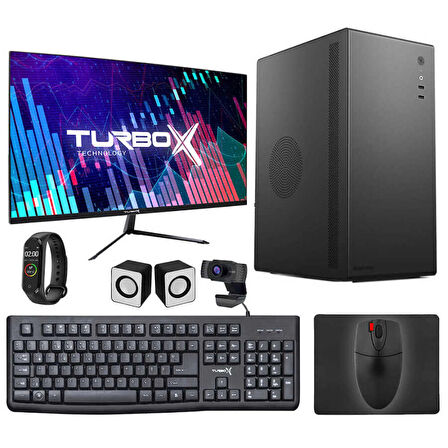 Turbox Tx4988 Intel Core i7 3770 8GB Ram 512GB M.2 NVMe SSD 23.6 FHD Masaüstü Ofis Bilgisayarı