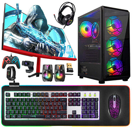 Turbox Tx5031 i5 9400F 16GB 1TB SSD 4GB GTX750Ti GDDR5 23.6 Curved Oyuncu Bilgisayarı