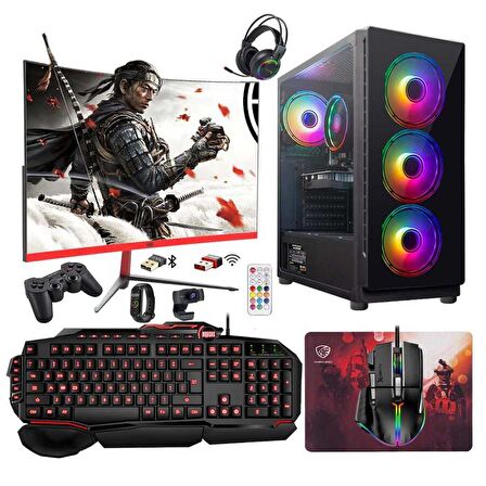 Turbox Radiant i5 10400F 16GB 512GB M.2 SSD 6GB GTX1660 Super 23.6 165Hz Oyuncu Masaüstü Bilgisayarı