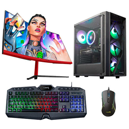 Turbox Tx5068 Intel Core i5 6400 16GB Ram 512GB SSD 8GB RX580 23.6 Curved Oyuncu Bilgisayarı