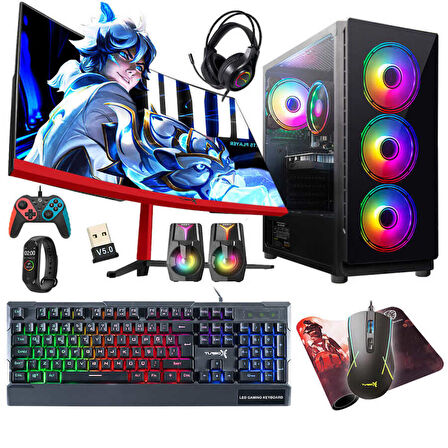 Turbox Tx5120 Intel Core i5 7400 16GB Ram 512GB SSD 4GB RX560 GDDR5 23.6 Curved Bilgisayar