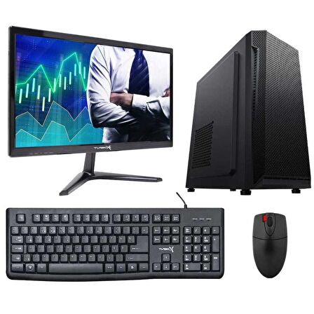 Turbox Tx5247 Intel Core i7 3770 8GB Ram 256GB SSD 19.5 inç Monitör Masaüstü Ofis Bilgisayarı