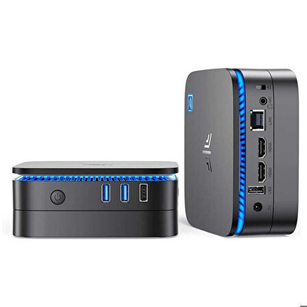 NiPoGi AK1PLUS N100 Intel Alder Lake 12.Nesil N100 16GB 512GB NVMe HDMI/WiFi6/BT-5.2 WIN11 Mini PC