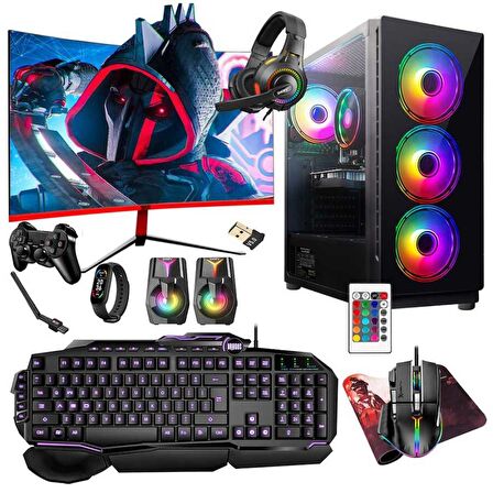Turbox Tx5316 i5 9400F 16GB Ram 512GB SSD 6GB GTX1660Ti 27 inç 165Hz Oyuncu Masaüstü Bilgisayarı