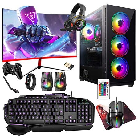 Turbox Tx5307 i5 9400F 16GB Ram 512GB SSD 8GB RX580 27 inç 165Hz Monitör Oyuncu Masaüstü Bilgisayarı