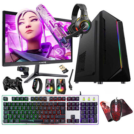 Turbox Tx5318 i5 2400 8GB Ram 256GB SSD 4GB Ekran Kartı 19.5 inç Monitör Masaüstü Oyun Bilgisayarı