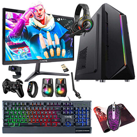 Turbox Tx5353 i7 3770 8GB Ram 256GB SSD 4GB Ekran Kartı 19.5 inç Monitör Masaüstü Oyun Bilgisayarı
