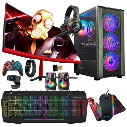 Turbox Tx5425 i5 6400 16GB Ram 512GB SSD 4GB GTX750Ti 23.6 inç Curved Oyuncu Masaüstü Bilgisayarı