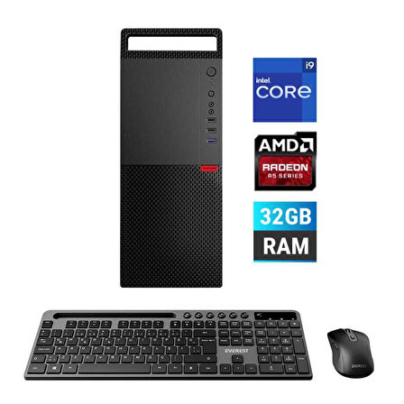 Turbox Tx5463 i9 11900F 32GB DDR4 Ram 1TB SSD 2GB R5 230 Masaüstü Kurumsal Ofis Bilgisayarı