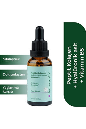Dermaqualis Komplex Serum Peptide + Vitamin B5 + Hyaluronik Asit 30 ml