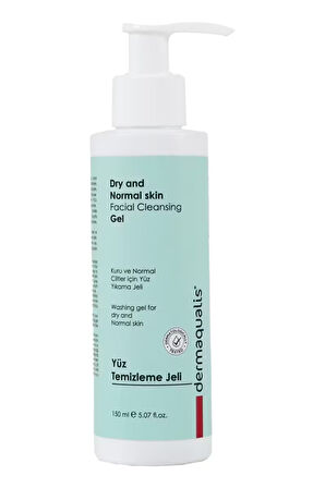 Dermaqualis Kuru ve Normal Ciltler Için Yüz Yıkama Jeli Yüz Temizleme 150 ml