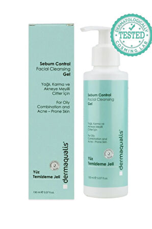 Dermaqualis Yağlı Ve Karma Ciltler Için Yüz Temizleme Jeli 150 ml