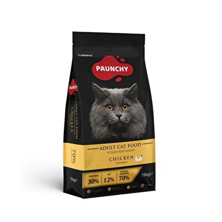 Paunchy Tavuklu Yetişkin Kedi Maması 15KG