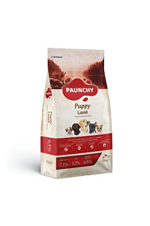 Paunchy Kuzu Etli Yavru Köpek Maması 15 Kg